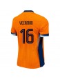 Niederlande Joey Veerman #16 Heimtrikot EM 2024 Kurzarm